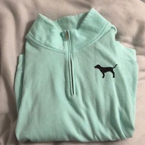 PINK 1/4 zip pullover